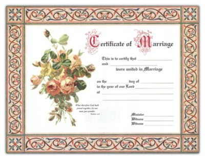 Marriage Certificates, 6             - 