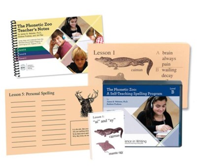 Phonetic Zoo Spelling Level B [Starter Set]   -     By: Andrew Pudewa, James B. Webster Ph.D.
