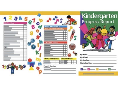 Kindergarten Progress Report - 5 Year Old (Pack of 10)   - 