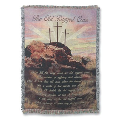 The Old Rugged Cross, Tapestry Throw   - 