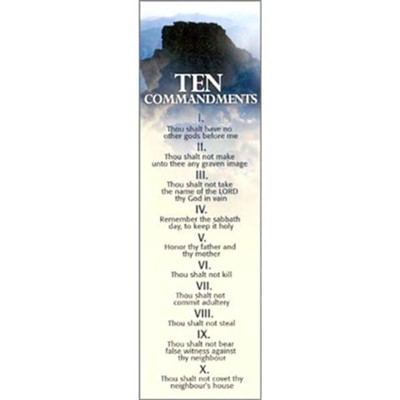 Mt. Sinai and the Ten Commandments, Bookmarks, 25   - 