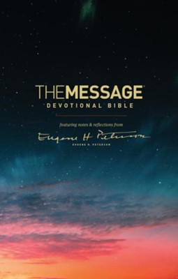 The Message Devotional Bible, Hardcover  -     By: Eugene H. Peterson

