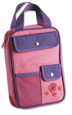 Girls Organizer Cover, Medium, Pink Butterfly  - 