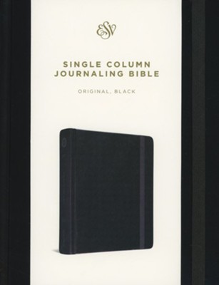 ESV Single Column Journaling Bible (Black)  - 