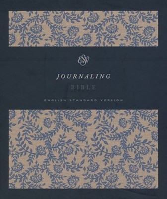 ESV 2-Column Journaling Bible, Clothbound Hardcover With Flower Design  - 