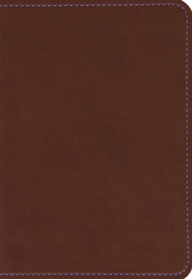KJV Compact Large Print Reference Bible, Flexisoft Espresso   - 