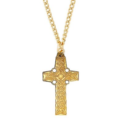 Pectoral Cross Pendant, Gold Plated  - 