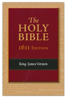 KJV 1611 Bible 400th Anniversary Edition Genuine Leather, Black  - 