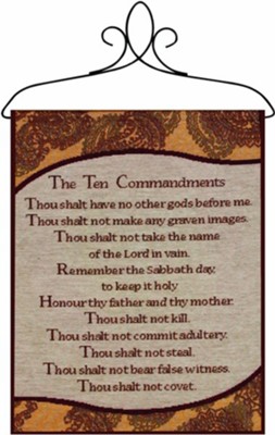 Ten Commandments Bannerette  - 