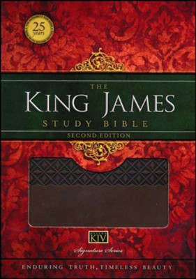 King James Study Bible, Second Edition, Leathersoft, Earth Brown--indexed  - 