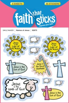 Names of Jesus Stickers  - 