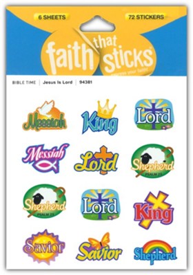 Jesus Is Lord Stickers (Faith that Sticks)   - 