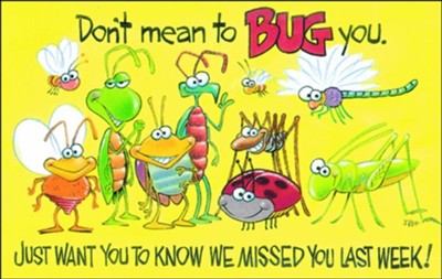 Bugs Postcard, Package Of 25   - 