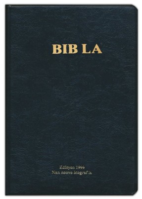 Haitian Creolo Bible, Imitation Leather, Black   - 