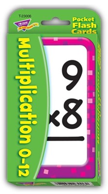 Multiplication Pocket Flash Cards   - 