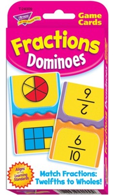 Fraction Dominoes Game Cards   - 
