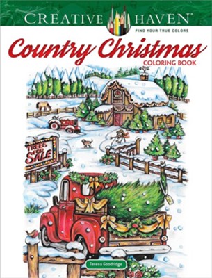 Country Christmas Coloring Book  -     By: Teresa Goodridge
