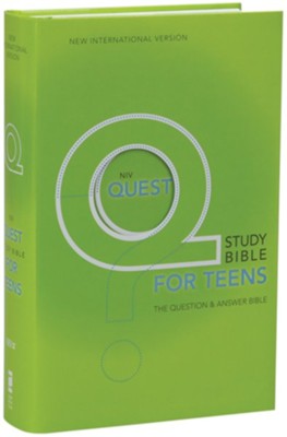 NIV Quest Study Bible for Teens: The Question and Answer Bible, Hardcover  - 