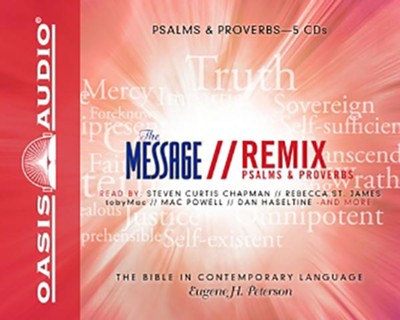Message Remix Psalms and Proverbs - Unabridged Audiobook on CD  -     By: Eugene H. Peterson
