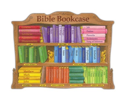 Bible Bookcase Laminated Wall Chart   - 