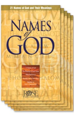 Names of God Pamphlet - 5 Pack   - 