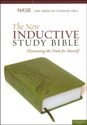 The NASB New Inductive Study Bible, Milano Softone, Green  -     By: Precept Ministries International
