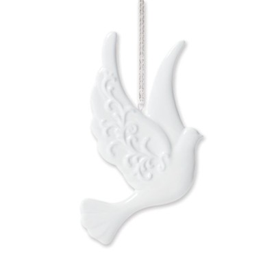 Dove of Peace Porcelain Ornament   - 
