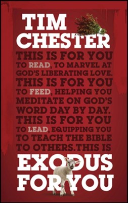 Exodus for You, Softcover  -     By: Tim Chester
