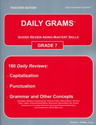 Daily Grams Grade 7, Teacher Edition           -     By: Wanda Phillips
