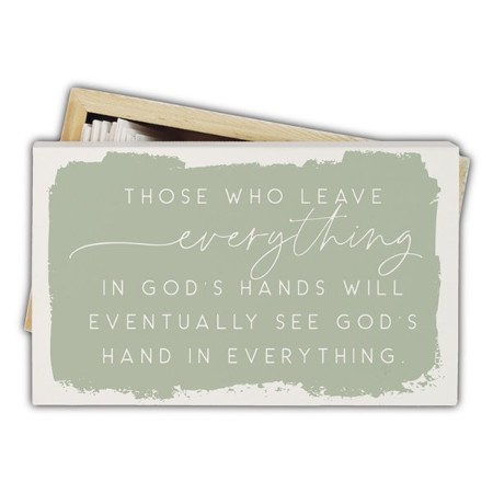 Leave Everything In God S Hands Prayer Box Christianbook