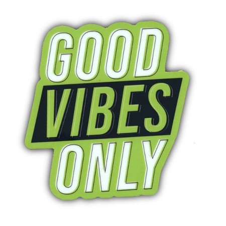 Mega Sports Camp Good Vibes Only Vinyl Sticker Christianbook