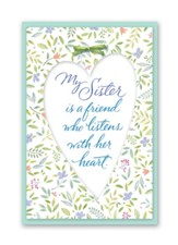 Sister Heart Easel Print