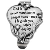 God Is A Prayer Away Visor Clip