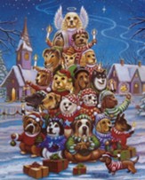 Canine Christmas Jigsaw Puzzle, 1000 Pieces