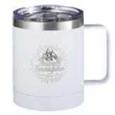 Strong and Courageous Stainless Steel Travel Mug