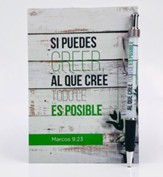 Libreta + boligrafo Si puedes Creer (Believe Notepad & Pen Set)