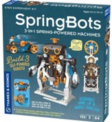 Springbots: 3 in 1 Spring-Powered Machines