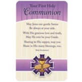 On Your First Holy Communion Pocket Card