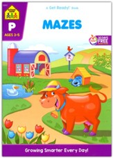 Motor Skills-Mazes, Preschool Get Ready Workbooks