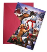 Winter Farm Fun Greeting Card Advent Calendar