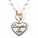 DAUGHTER NECKLACE GD/SV