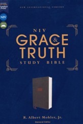 NIV Grace and Truth Study Bible, Comfort Print--hardcover cloth over board, gray