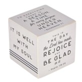 Rejoice Quote Cube