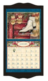 Classic Diamond Calendar Frame, Black