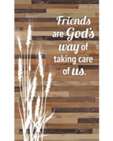 Friends are God's Way Of Taking Care Of Us Plaque