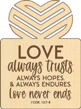 Love Always, Wood Magnet