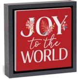 Joy To The World Canvas Framed Art