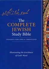 The Complete Jewish Study Bible, Genuine Calfskin Leather  Black, Thumb Indexed