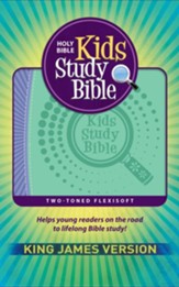 KJV Kids Study Bible, imitation leather purple/green