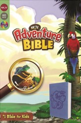 NKJV Adventure Bible, Italian Duo-Tone, Ocean Blue - Imperfectly Imprinted Bibles